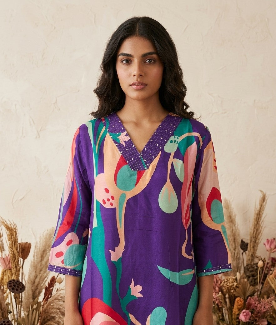 Pure Muslin Only Kurta Straight MOK008