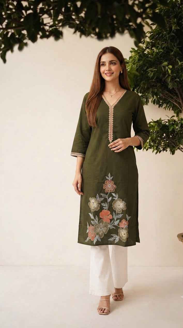 Only Kurta In Pure Cotton OK0118