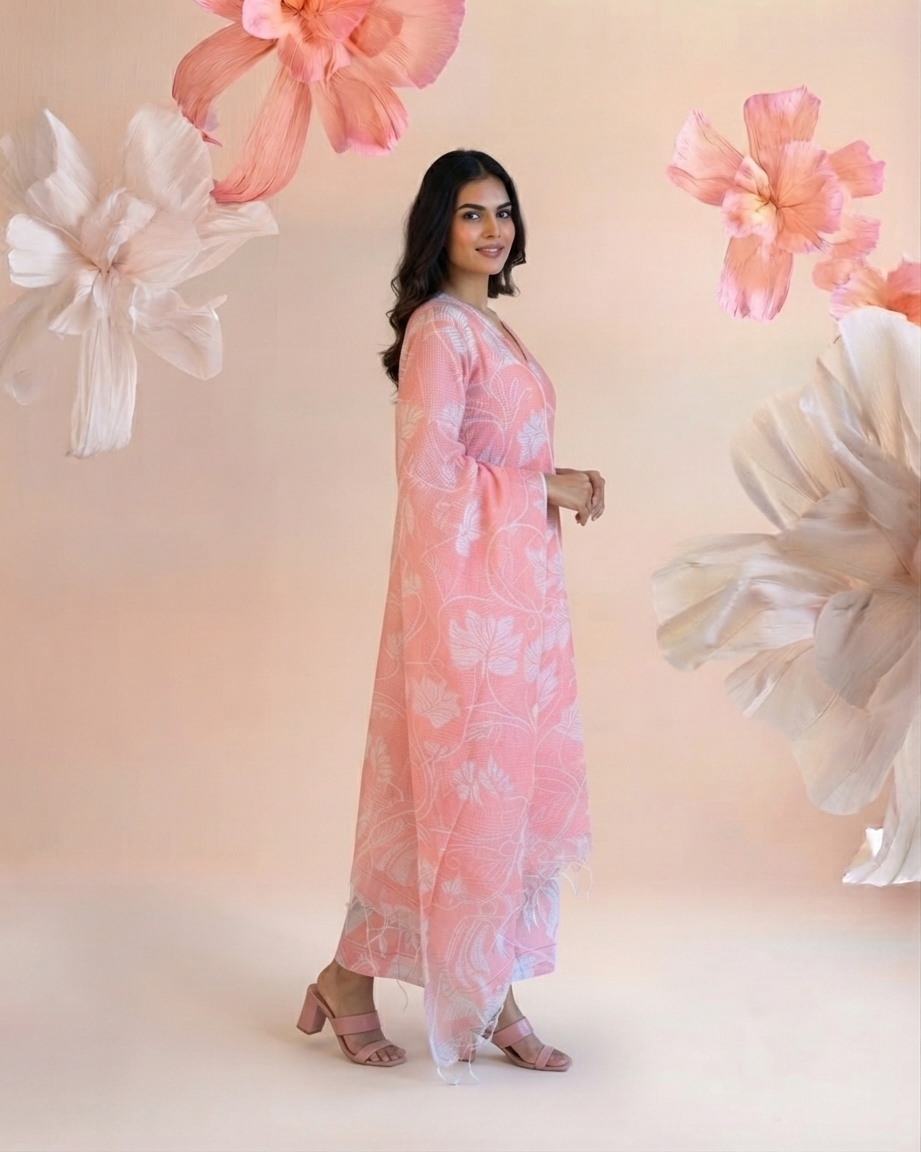 Pure Kota Doriya Dupatta Set