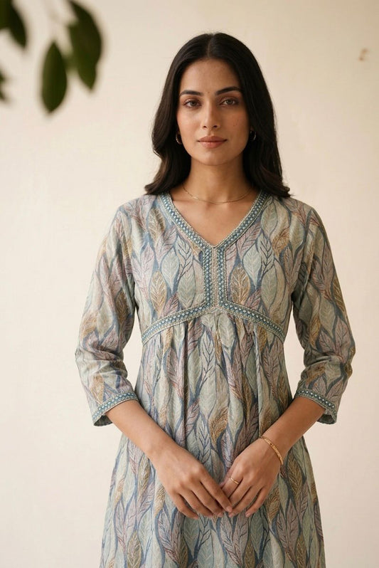Premium Cotton A Line Anarkali Suits AKS008