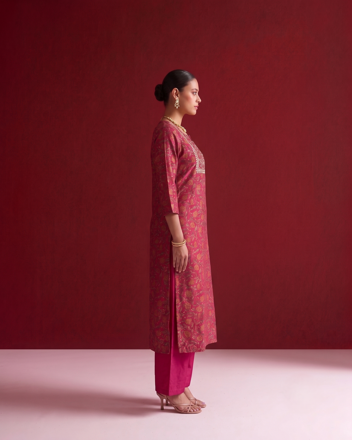 Pure Chanderi Silk Dupatta Set CHS044
