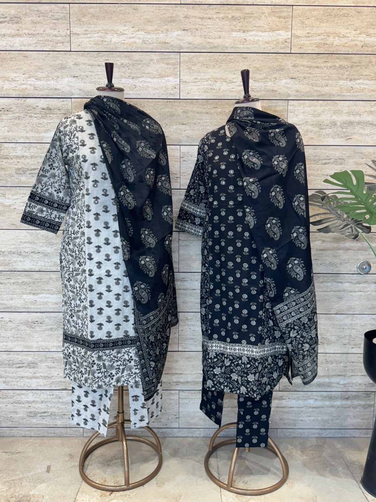 Printed Cotton Dupatta Set CS0343
