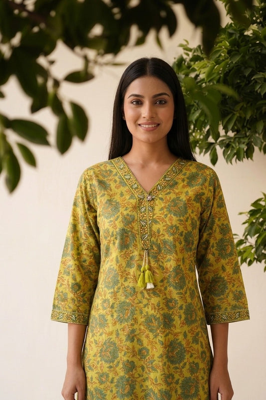 Pure Kota Doriya Dupatta Set KD027