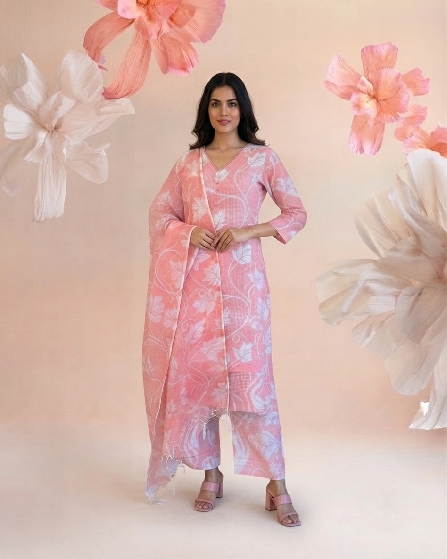 Pure Kota Doriya Dupatta Set