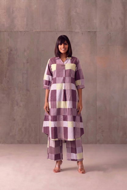 Pure Cotton A Line Printed Pant Set PS0198