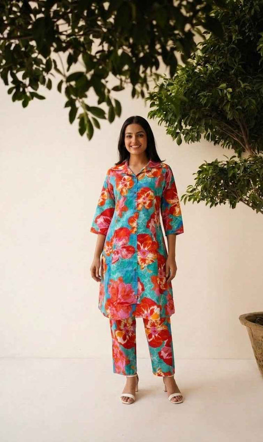 Pure Cotton Co-Ord Set